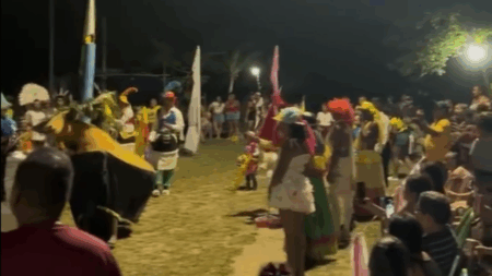 Encerramento do Boi 7 estrelas na Comunidade Passagem Grande.