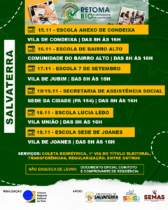 Retoma Bio em Salvaterra: A Democracia Chega Até Você!