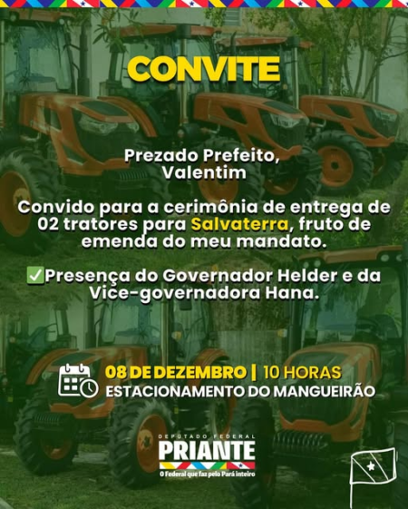 Entrega de Tratores Destinados ao Município de Salvaterra