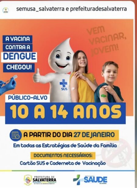 Vacina Contra a Dengue Chegou!
