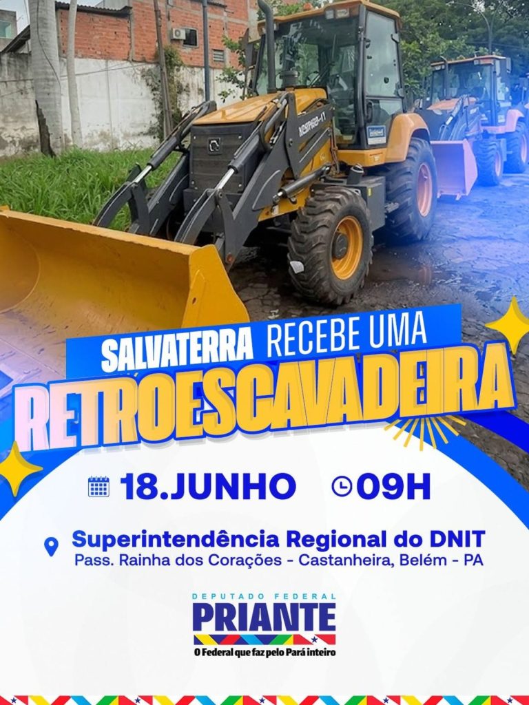 SALVATERRA AVANÇA COM MAIS EQUIPAMENTOS PARA O DESENVOLVIMENTO