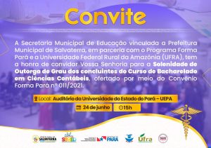 CONVITE – FORMAÇÃO, CONQUISTA E TRANSFORMAÇÃO DE VIDAS