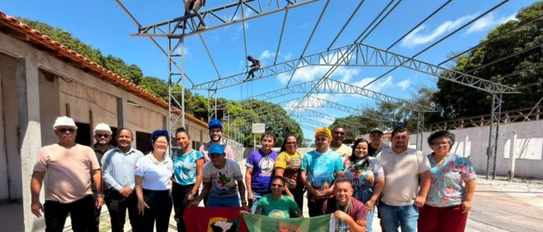 Obra da Escola do Caldeirão avança em ritmo acelerado